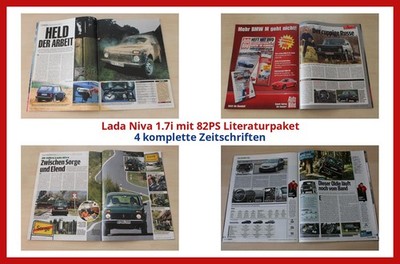Lada Niva 1.7i mit 82PS Literaturpaket - 4 komplette Zeitschriften