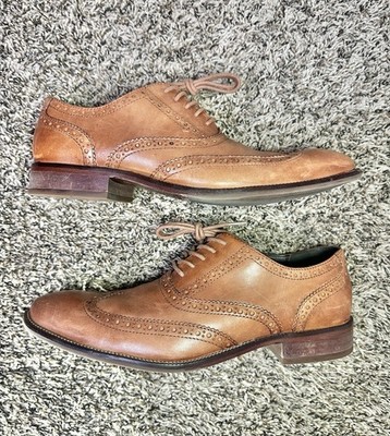 Cole Haan Shoes Williams British Tan Leather Wingtip Oxford  display picture 1