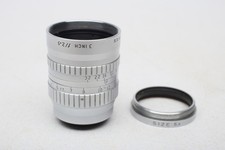 Angenieux 3" inch 75mm f2.5 Bell Howell 75/2.5 C-Mount Cine lens Works Sharp