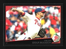 Ryan Madson Philadelphia Phillies 2009 Topps Black #186 SN /58