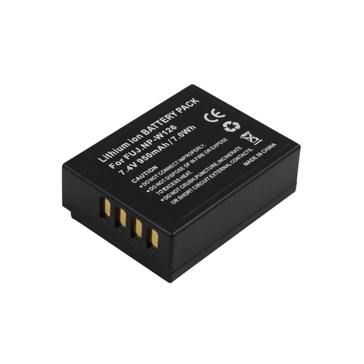 Batterie NP-W126 Avizar 950mAh pour Fujifilm FinePix HS30