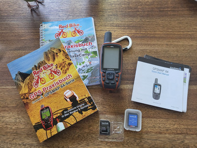 Garmin gpsmap 64s, TOPO Deutschland V8, Navigationsgerät, Trekking, Bike