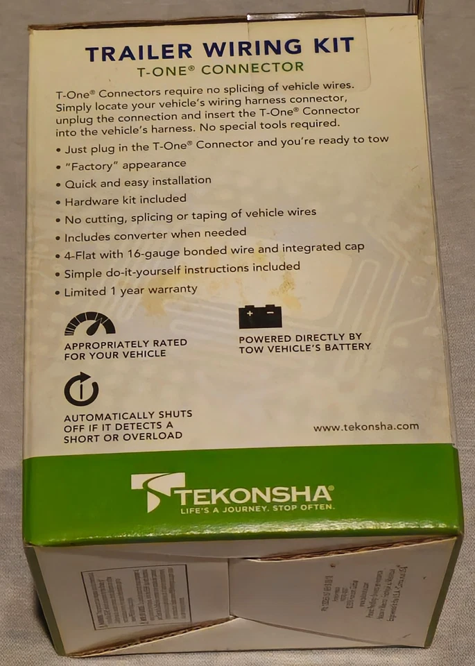 Kit de cableado de remolque Tekonha fácil instalación 118784 para Hyundai Santa Fe 2019-2024 Foto 3 de 3