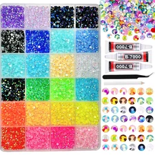  Colorful Resin Mini Flat Bottomed Rhinestones Nail/Art Decorations DIY