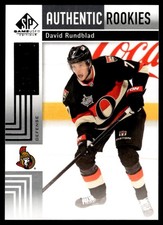 2011-12 SP GAME USED ROOKIE David Rundblad /699 #104