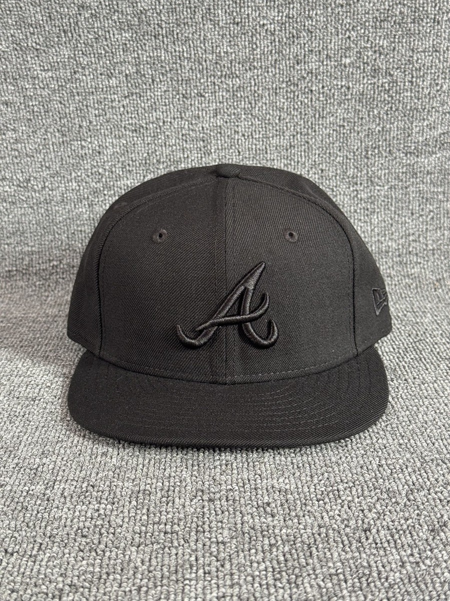 New Era Atlanta Braves 59FIFTY Fitted Hat Black 7 1 4 MLB Cap