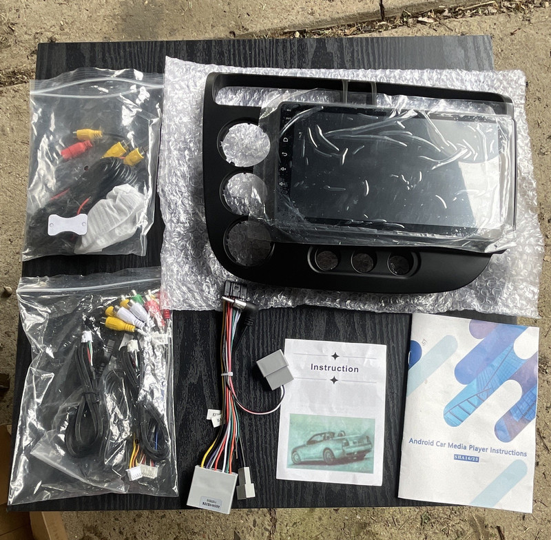 2 DIN Android Digital Media Receiver Touchscreen USB Input w/ Wiring Harness