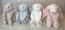 Jellycat Blossom Bunny SET OF 4 MEDIUM Berry Cherry Petal Bloom - NWT Authentic
