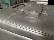 Versace Brillengestell mit Gläsern Brillenfassung Gold Braun Medusa Strass