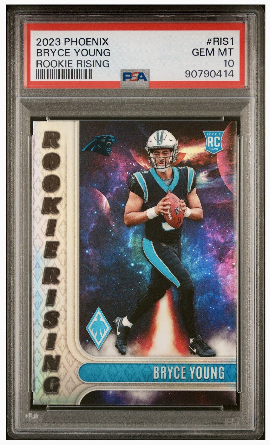 2023 Panini Phoenix Rookie Rising Bryce Young (RC) Carolina Panthers PSA 10 Gem
