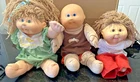 Lot 3 Cabbage Patch Kids Dolls 16” Signed Xavier Roberts 2 Hasbro First Edition