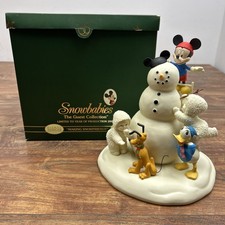 Department 56 Snowbabies Making SnowFriends Guest Disney LE 2004 Complete w/Box