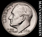 1964-D Silver Roosevelt Dime - Choice Gem Brilliant Uncirculated  Lustrous #i751