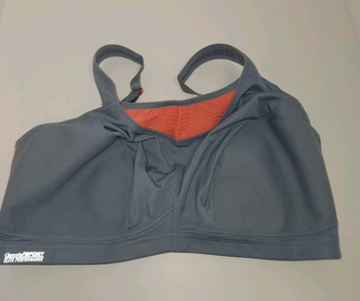 Glamorise 1067 No-Bounce Camisole Sports Bra Wire free 44D #B56