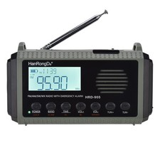 Emergency Radio 10000MAH Weather Radio Solar Hand Crank AM/FM/SW/NOAA Weather...