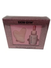 Skin Gym Facial Workout Kit Gua Sha And Signature Face Oil New Open Box
