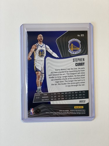2023-24 PANINI~REVOLUTION~BASKETBALL~Stephen Curry~WINTER~ - Bild 2 von 2