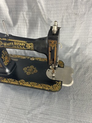 Antique c1917-18 Vtg White Family Rotary Sewing Machine Serial FR
