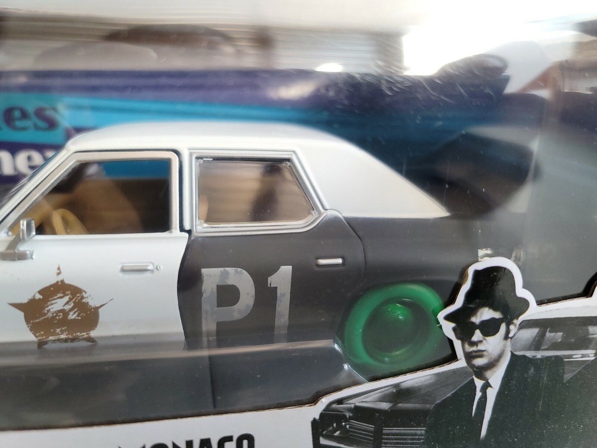 ミニカー GreenLight 1974 DodgeMonaco Bluesmobile 1974 Dodge Monaco Bluesmobile Blues Brothers Movie (1980