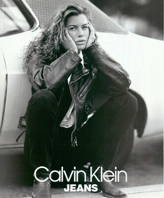 Calvin Klein CK Jeans Magazine Print Ad Advert CARRE OTIS Fashion
