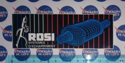 Autocollant Vintage Proma Exhaust Systems - Années 80 - Original Italie