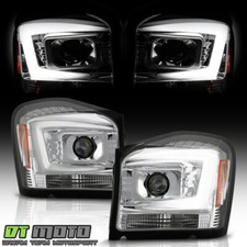 2004-2006 Dodge Durango Led Tube Projector Headlights Headlamps 04-06 Leftright