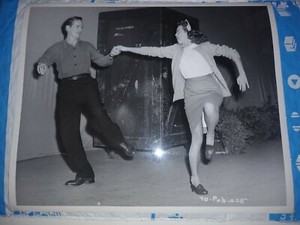 Jean Porter CANDID Photo Till the End of Time Practicing A Dance Movie Scene