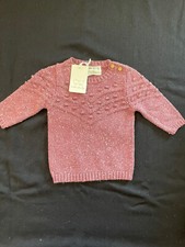 Wilson And Frenchy NWT ?Ginger Fleck? Bauble Cotton/Bamboo/Wool Sweater-0-3 Mos