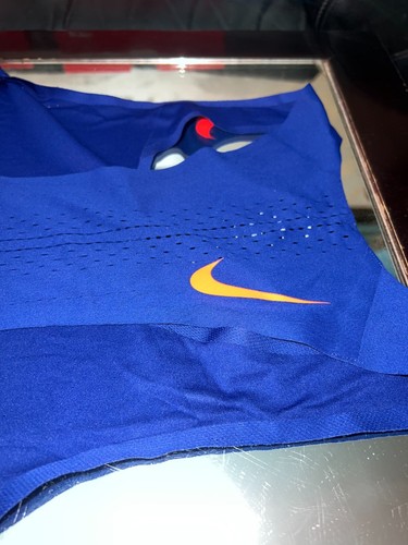 NIKE AEROSWIFT SINGLET BLUE