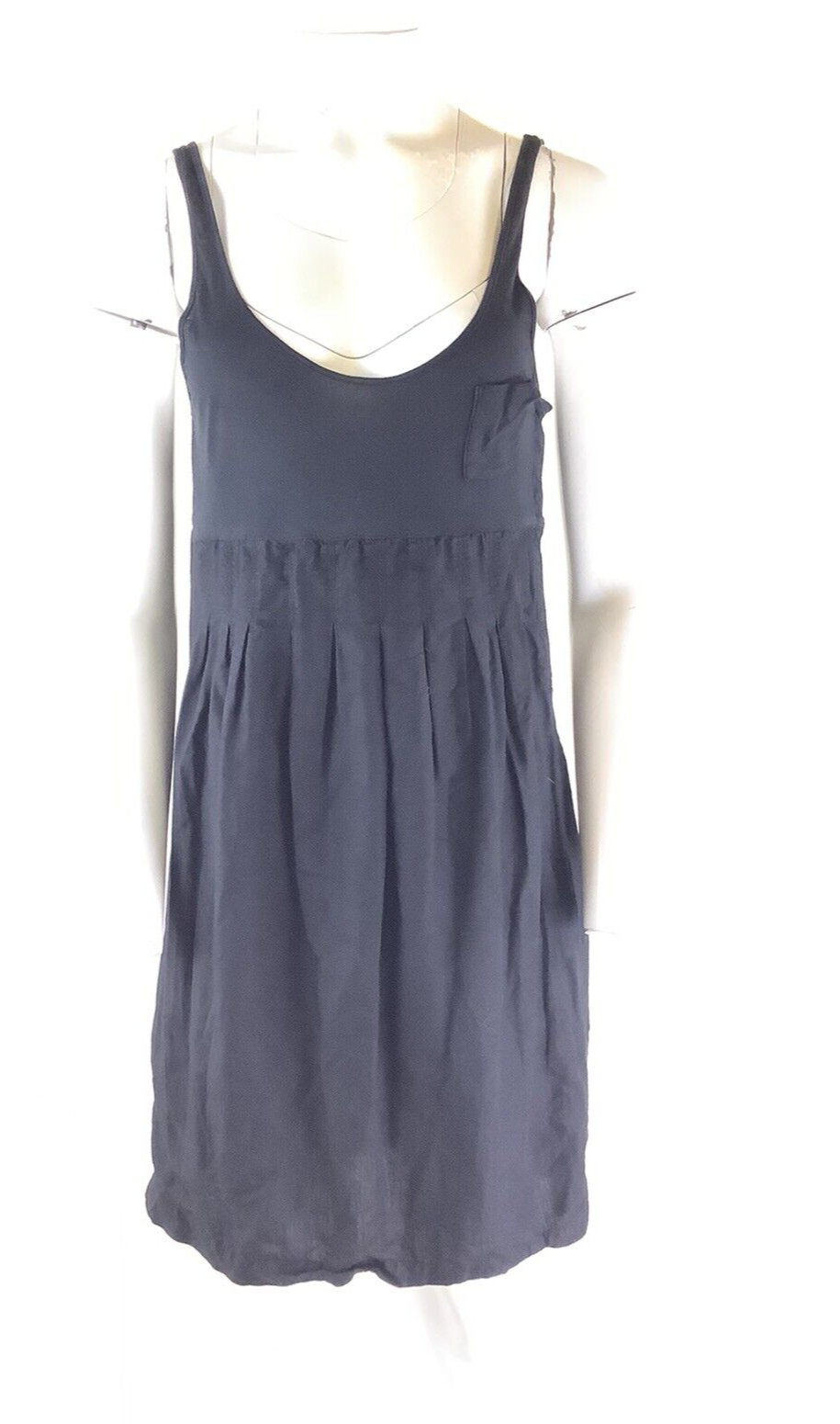 Standard James Perse Sz 3 L Flare Tank Shirt Dress Black Casual