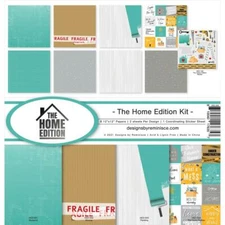 Crafts 12X12 Paper Kit Home Edition Construction Painting Blueprint Forever Mess
