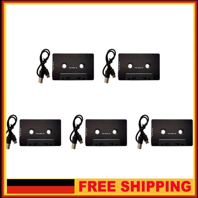 Universal Cassette 5.0 Audio Car Tape Aux Stereo Adapter wi