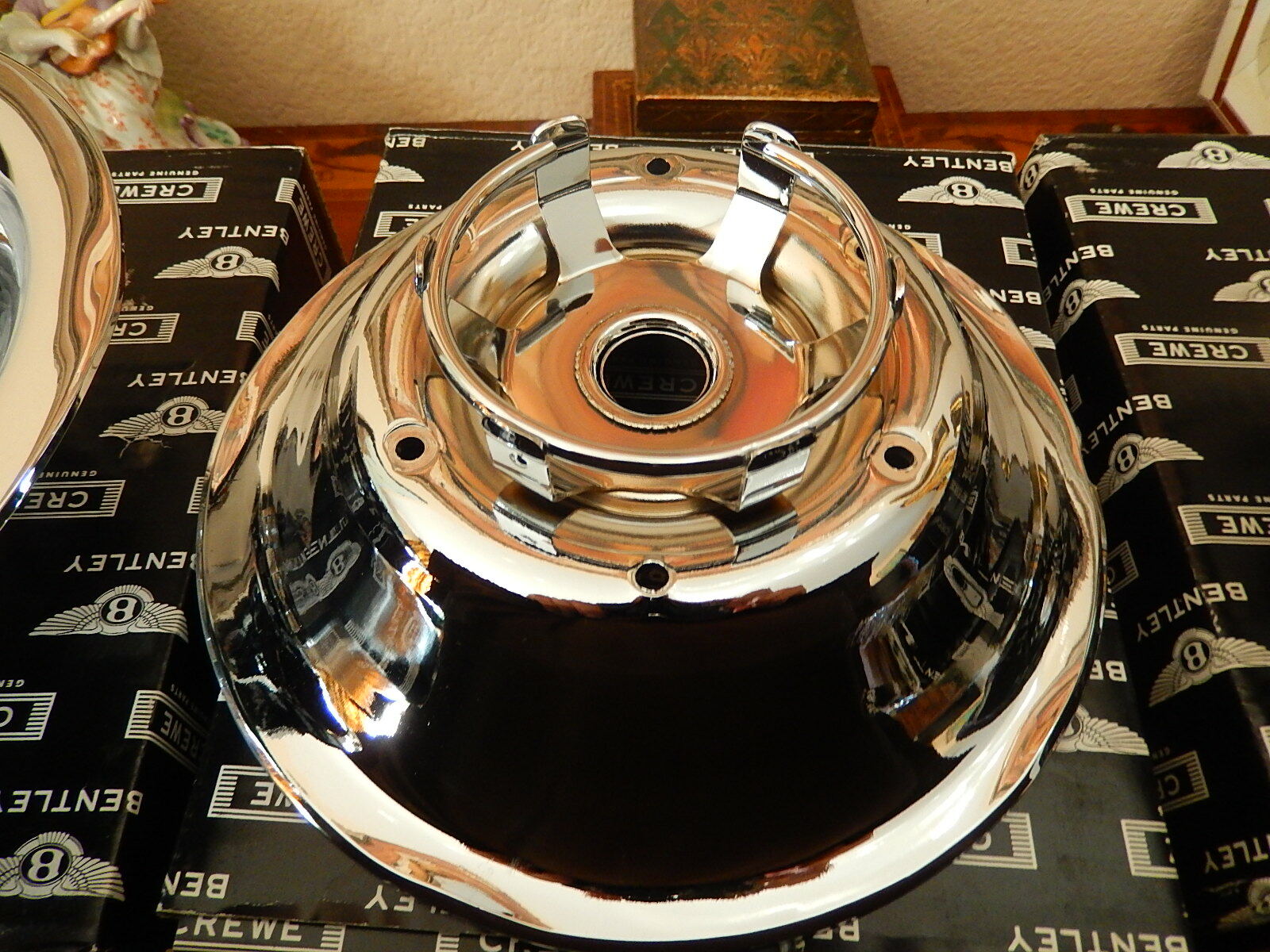 Bentley AZURE Wheel Hub Cap Mulliner Azure  4x fit 9.5"x 18" Wheels NEW NLA