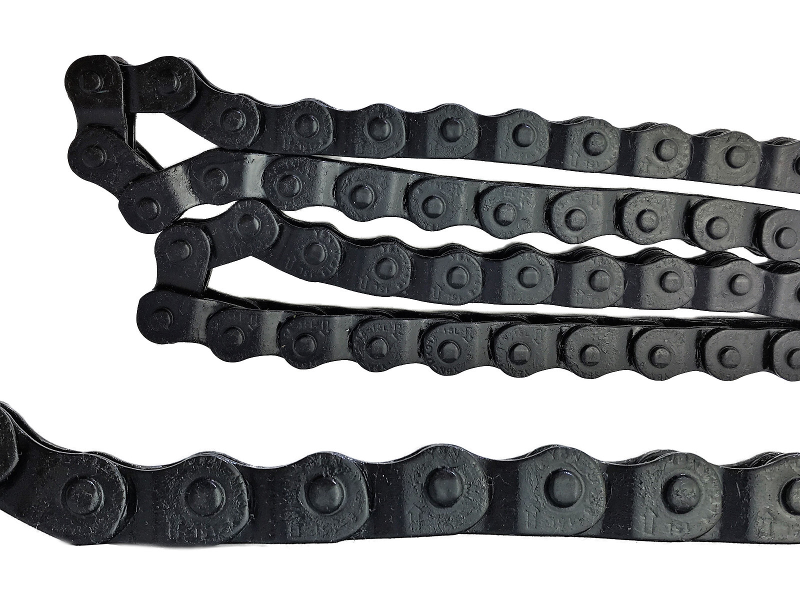 Chaîne demi-maillon noire 1/2 x 1/8 pour styliser votre vélo pignon fixe en ville