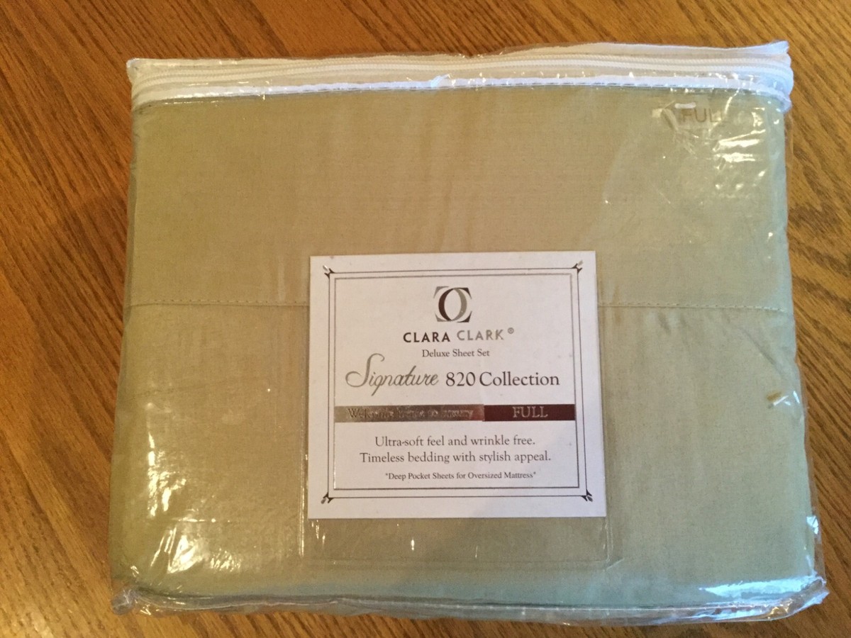 Clara Clark 820 Collection Deluxe Sheet Set 4 piece set RN Clara Clark 820 Collection Deluxe Sheet Set 4 piece set RN