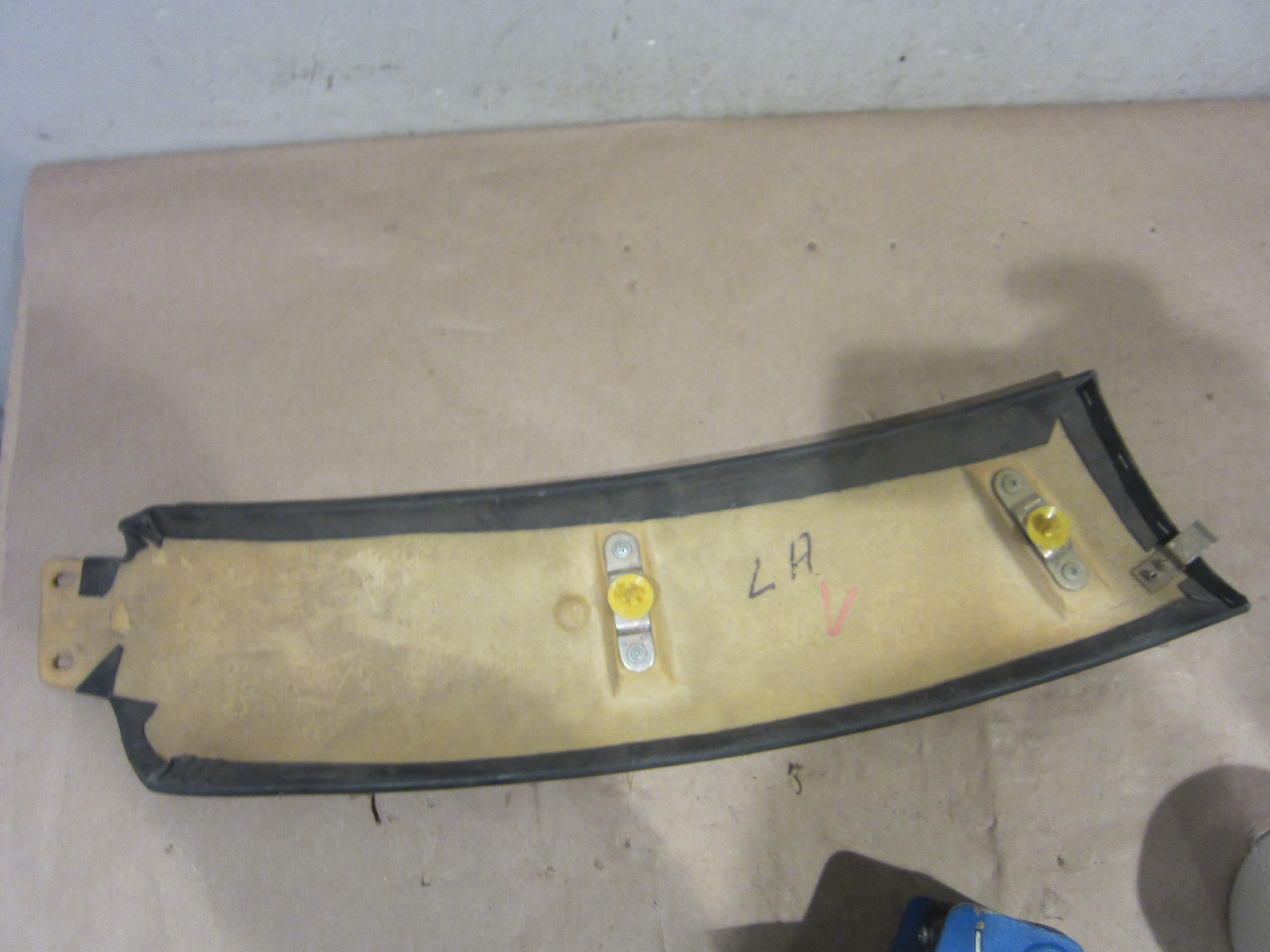 Ferrari 360 Modena - LH Side Rail Cover Trim - Black -  P/N 65868800