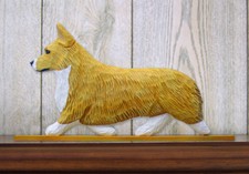 Corgi Sign Plaque Wall Decor Blonde Pembroke