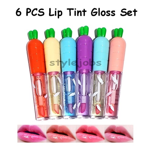 6 PCS Lip Stain Lip Gloss Tint Lip Paint SET