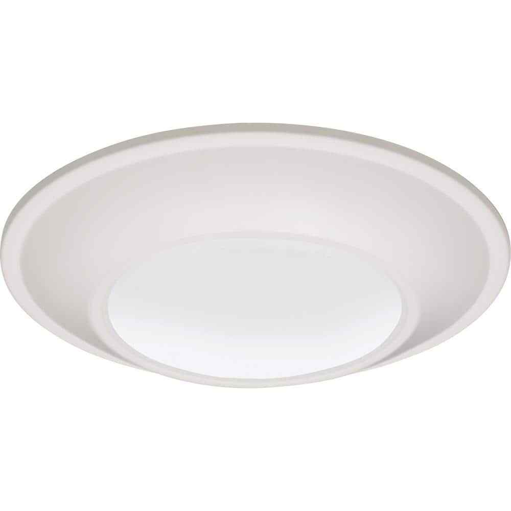 Juno JSBT 7.09 in. Matte White Integrated LED Flush Mount Selectable CCT 4-Pack