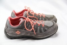 Columbia Peakfreak Hiking Shoe Womens Size 5 Gray Orange TECHLITE OMNI-GRIP