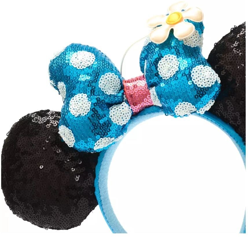 Disney Parks Minnie Mouse Sequin Polka Dot w/ Daisy Flower  display picture 3