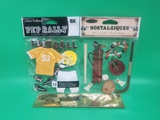 Jolee's Boutique Scrapbook Sports Dimensional Sticker Lot Football Baseball Golf