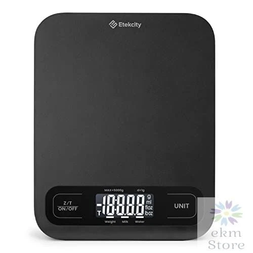 Food Kitchen Scale Digital Grams Ounces Weight Loss Baking Cooking Large Black