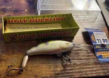 VINTAGE UGLY DUCKLING LURE 1 PACK 7J PR SINKING 30 YEARS OLD HAND MADE