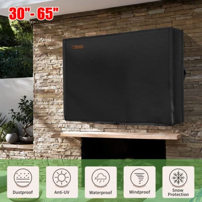 30-65 inch Outdoor TV Cover Waterproof Weatherproof Television Screen Protector