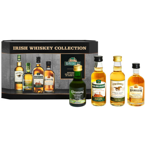 (132,5€/1,0l) Kilbeggan Irish Whiskey Collection - Tasting Set 4 * 0,05l 40%/43% - Bild 1 von 1
