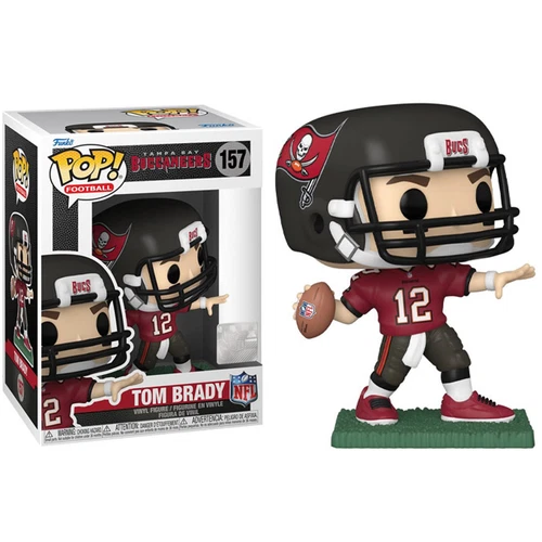 Funko Pop Football NFL Tampa Bay Buccaneers Tom Brady #157 Home Uniform NIB PP