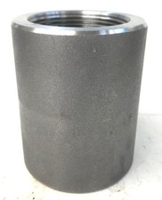 THREADED COUPLING, 1-1/2", CARBON STEEL SA105N, CA0261, B16, 3M, 3" LONG