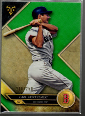 B3100- 2017 Topps Triple Threads Smaragd #90 Carl Yastrzemski / 250 - Nm-Mt