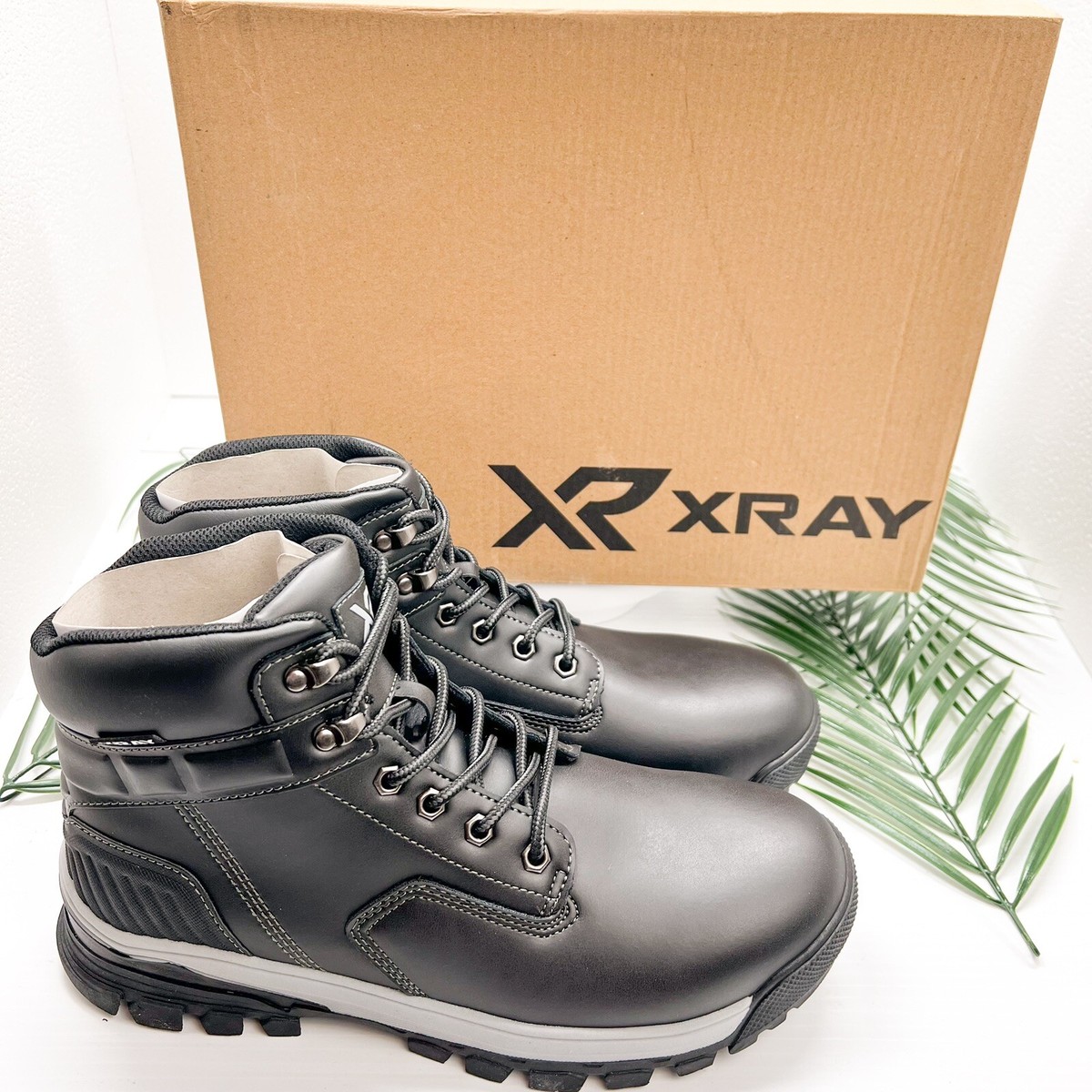 Xray Andy Men\'s Black Ankle Boots Size 10 Lace Up Round Toe Casual NWB Xray Andy Men main image 2